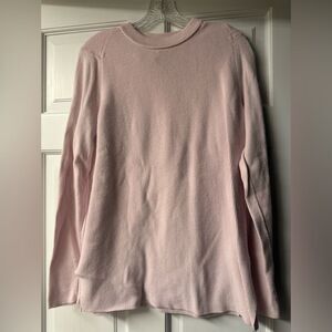 Pink Lululemon ribbed sweater